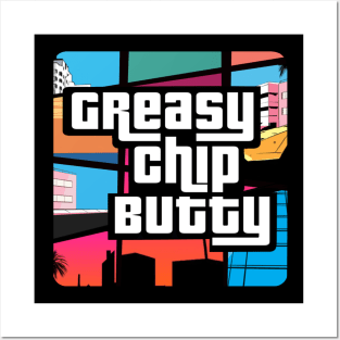 Greasy Chip Butty GTA Posters and Art